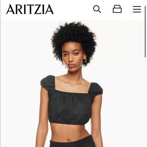Aritzia Ethereal blouse.